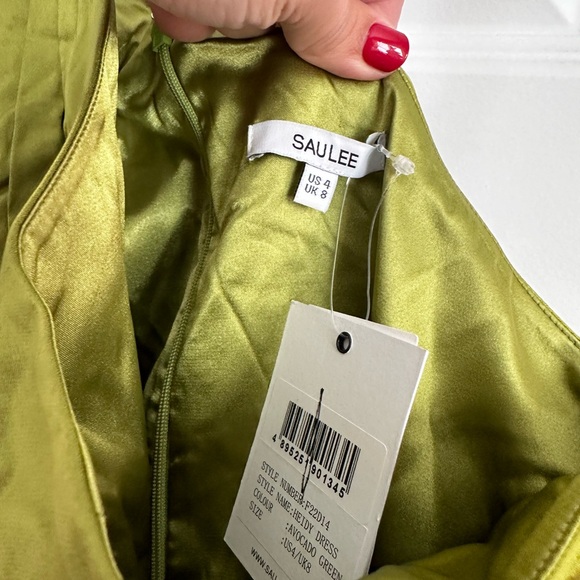 SAU LEE Heidy Dress in Avocado NWT - Picture 5 of 9